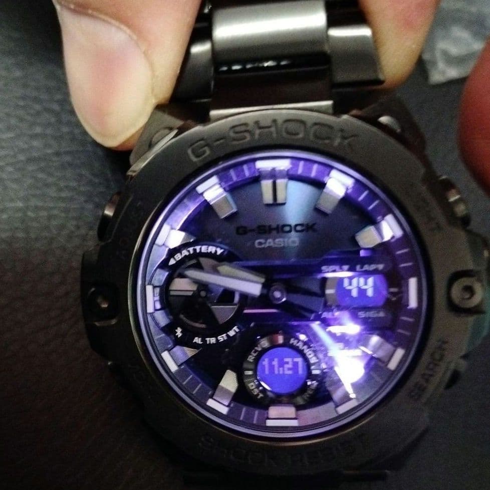 【極美品】G-shock GST-B400BD-1A2JF　腕時計
