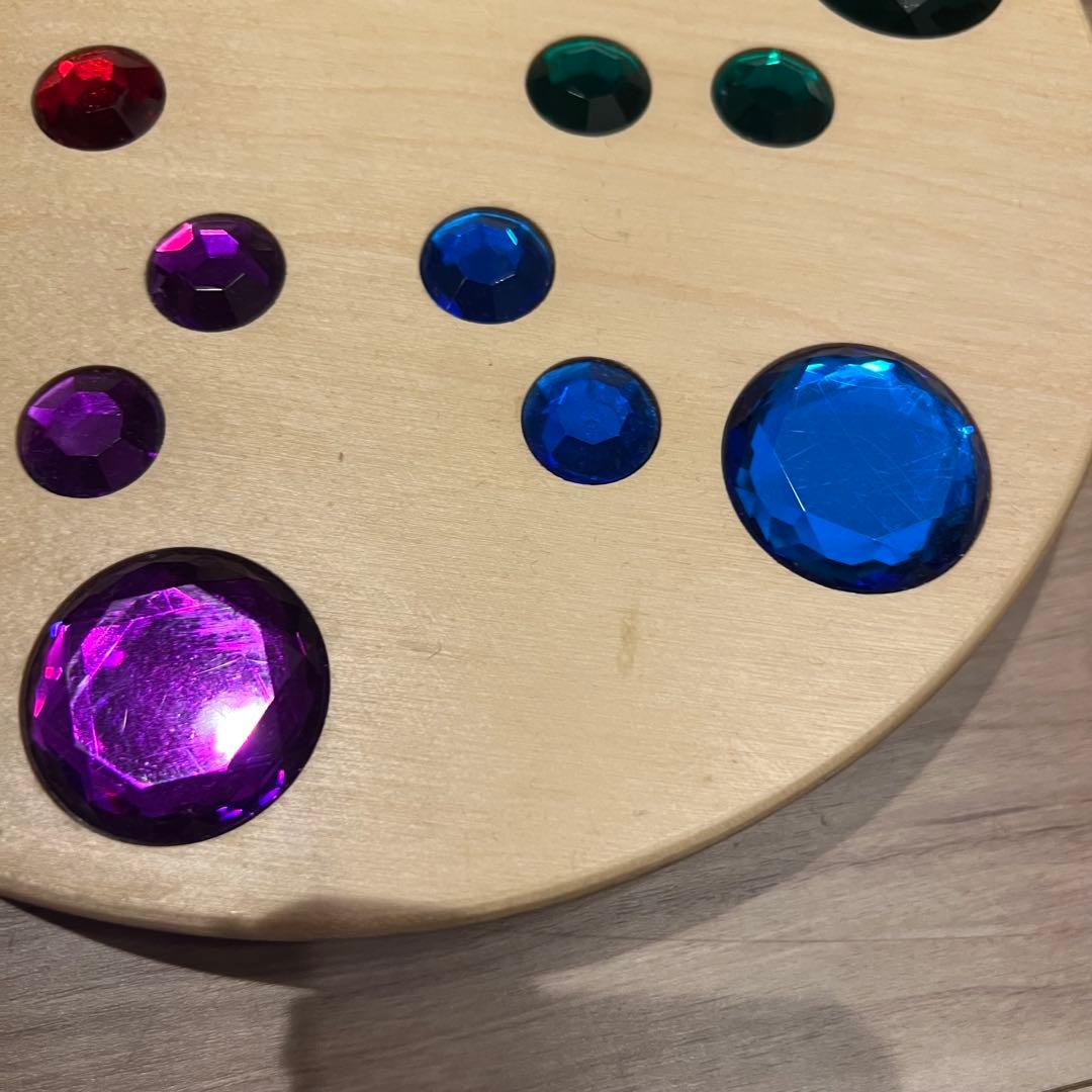 アトリエニキティキ デュシマ社　ジュエルこま　白木 コマ