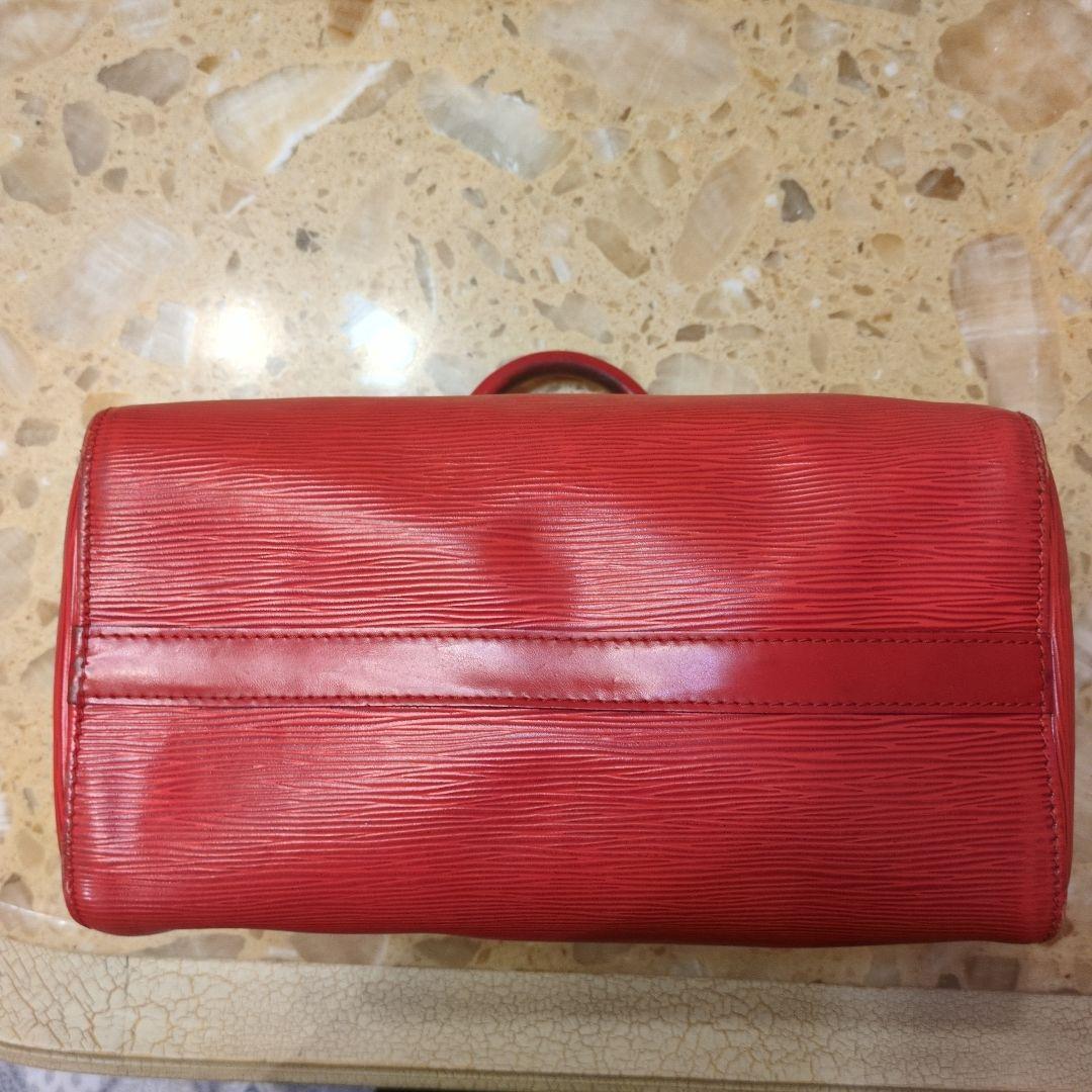 Louis Vuitton エピレザー ボストンバッグ レッド