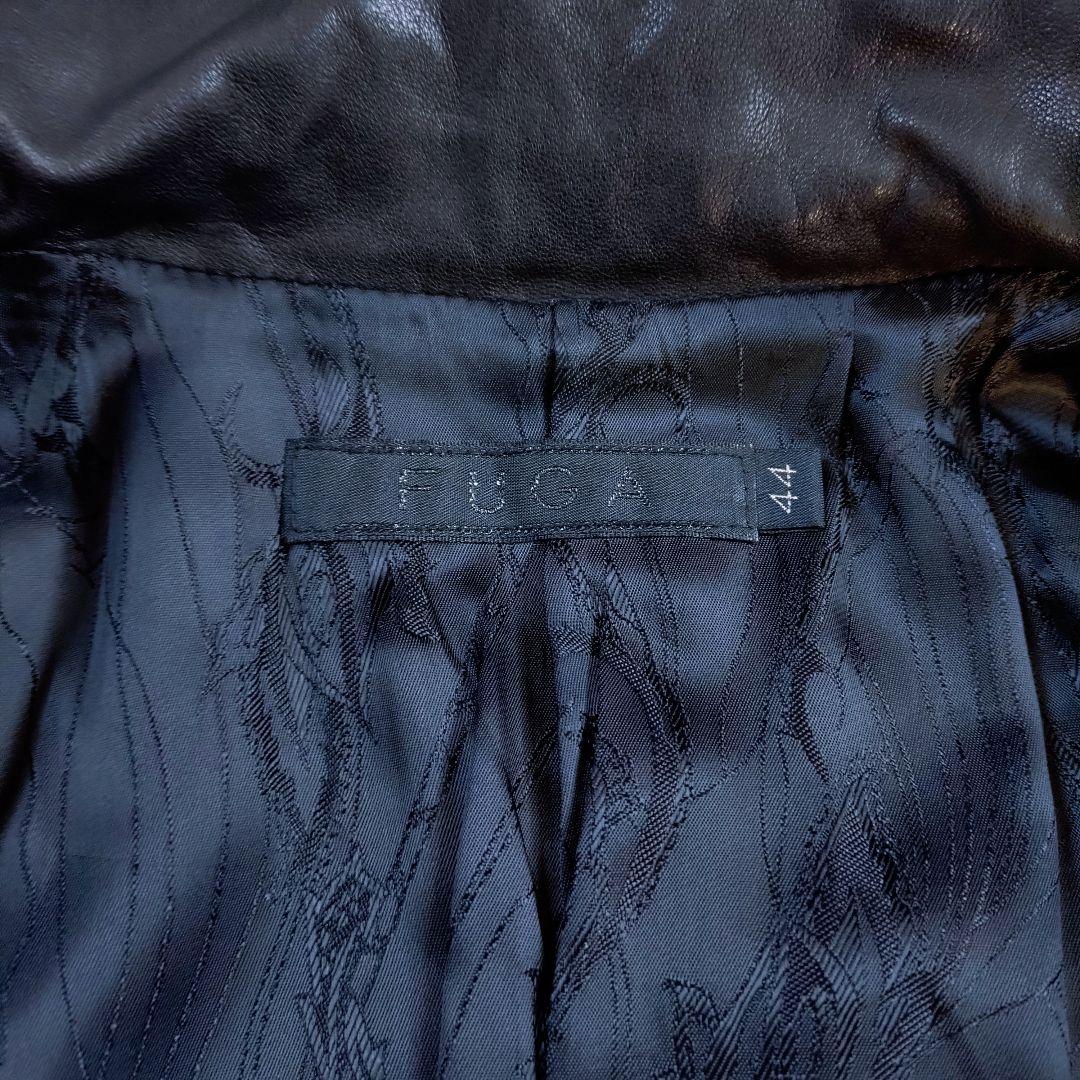 【JVKE】FUGA　Y2K　レザージャケット　本革　ハイネック