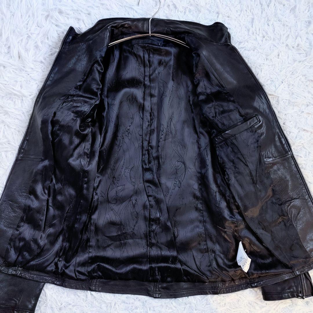 【JVKE】FUGA　Y2K　レザージャケット　本革　ハイネック