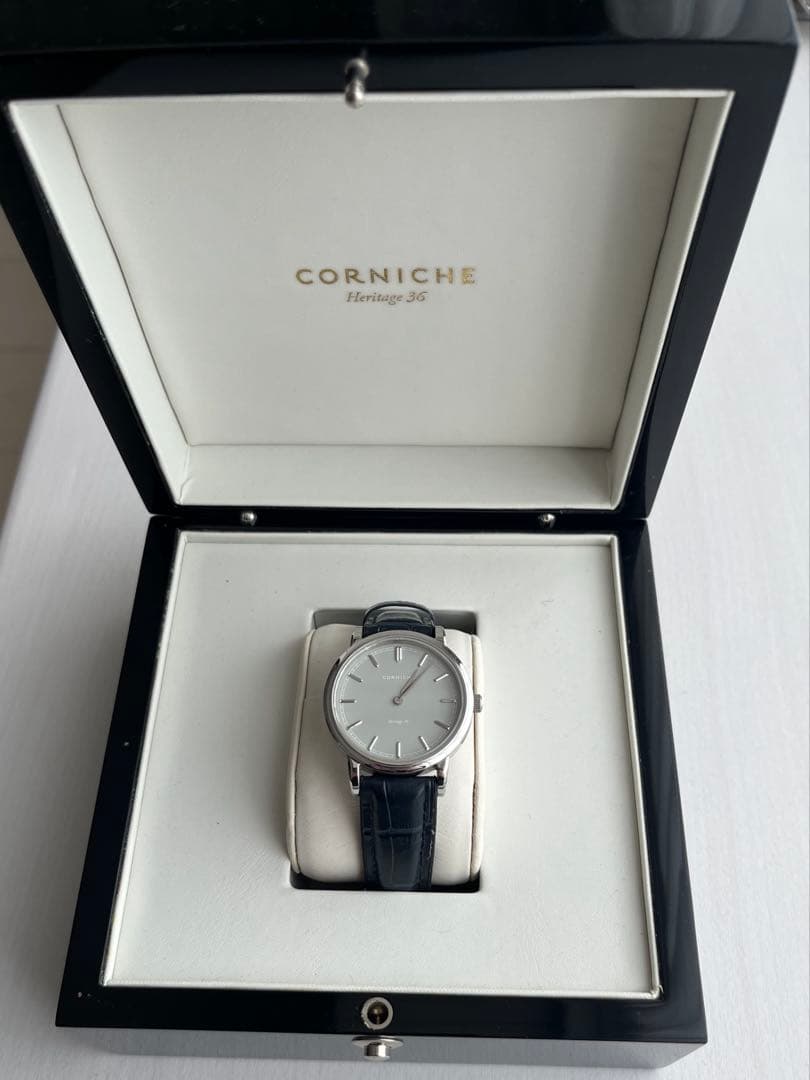 May★コーニッシュ　腕時計グレー文字盤　36mm