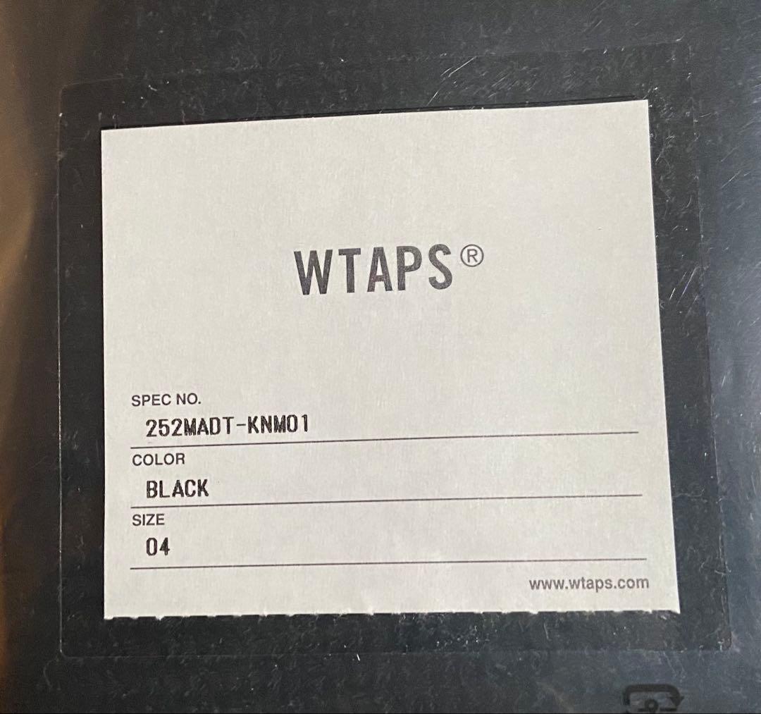 Wtaps クルーネックニット ブラック 04(XL)サイズ