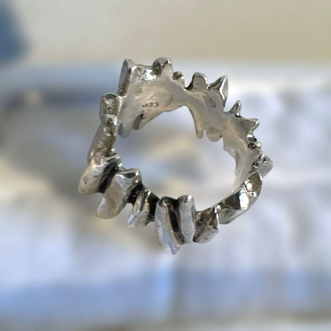 最終価格　プリュイ　シャッタードメスリング　シルバー11号