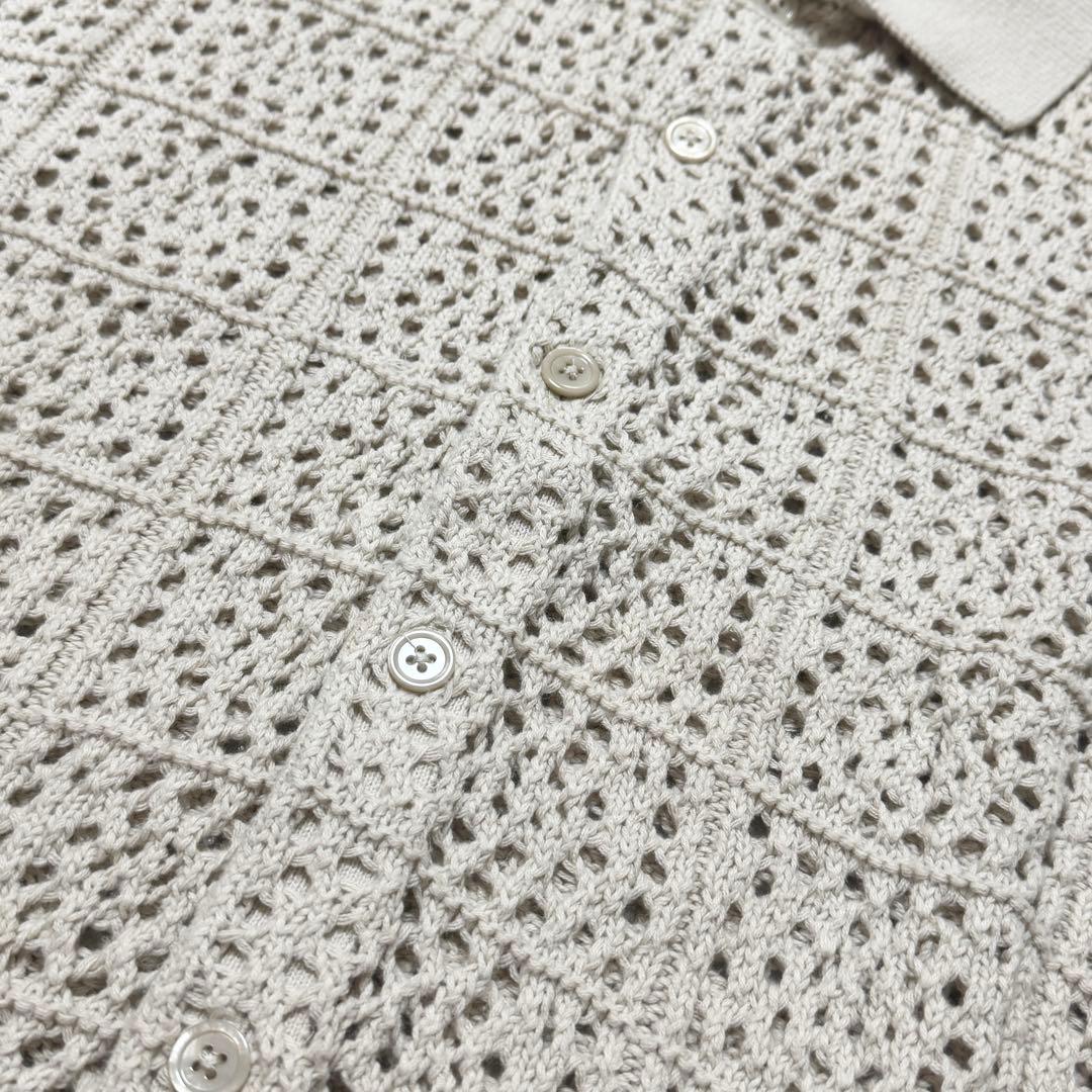 stussy crochet shirt 2022ss 即完品 完全正規
