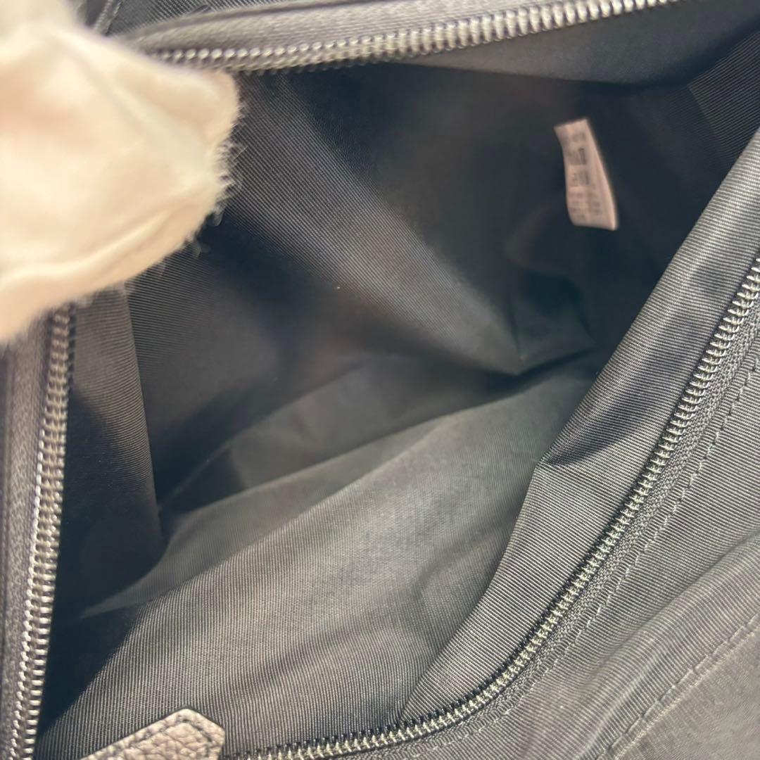 ✨ブラックレーベルクレストブリッジ✨トートバッグ ロゴ レザー ブラック 大型