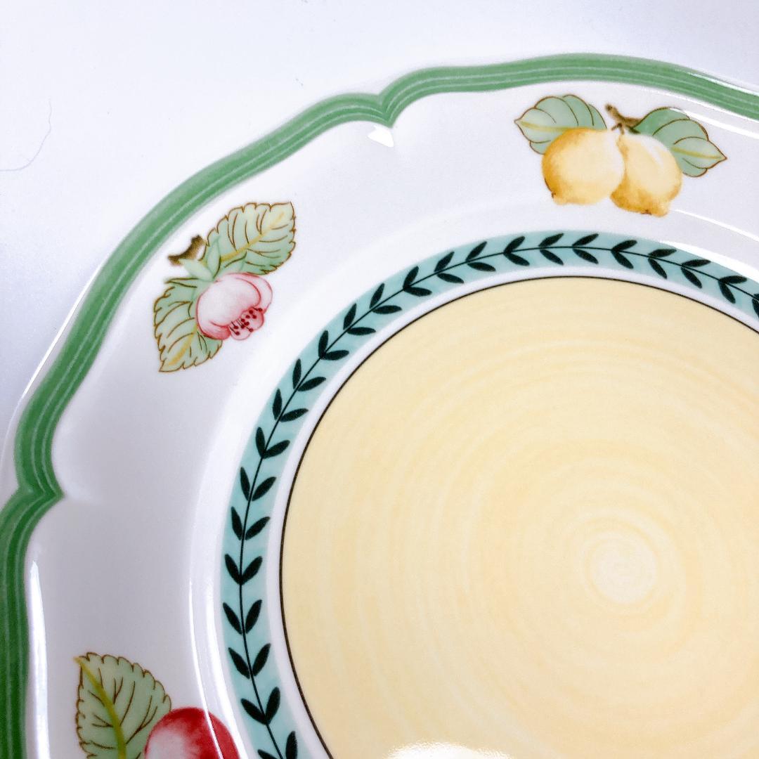 ビレロイ＆ボッホ フレンチガーデン 27㎝ プレート 2枚　|3822|