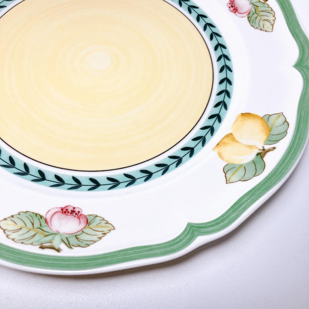 ビレロイ＆ボッホ フレンチガーデン 27㎝ プレート 2枚　|3822|