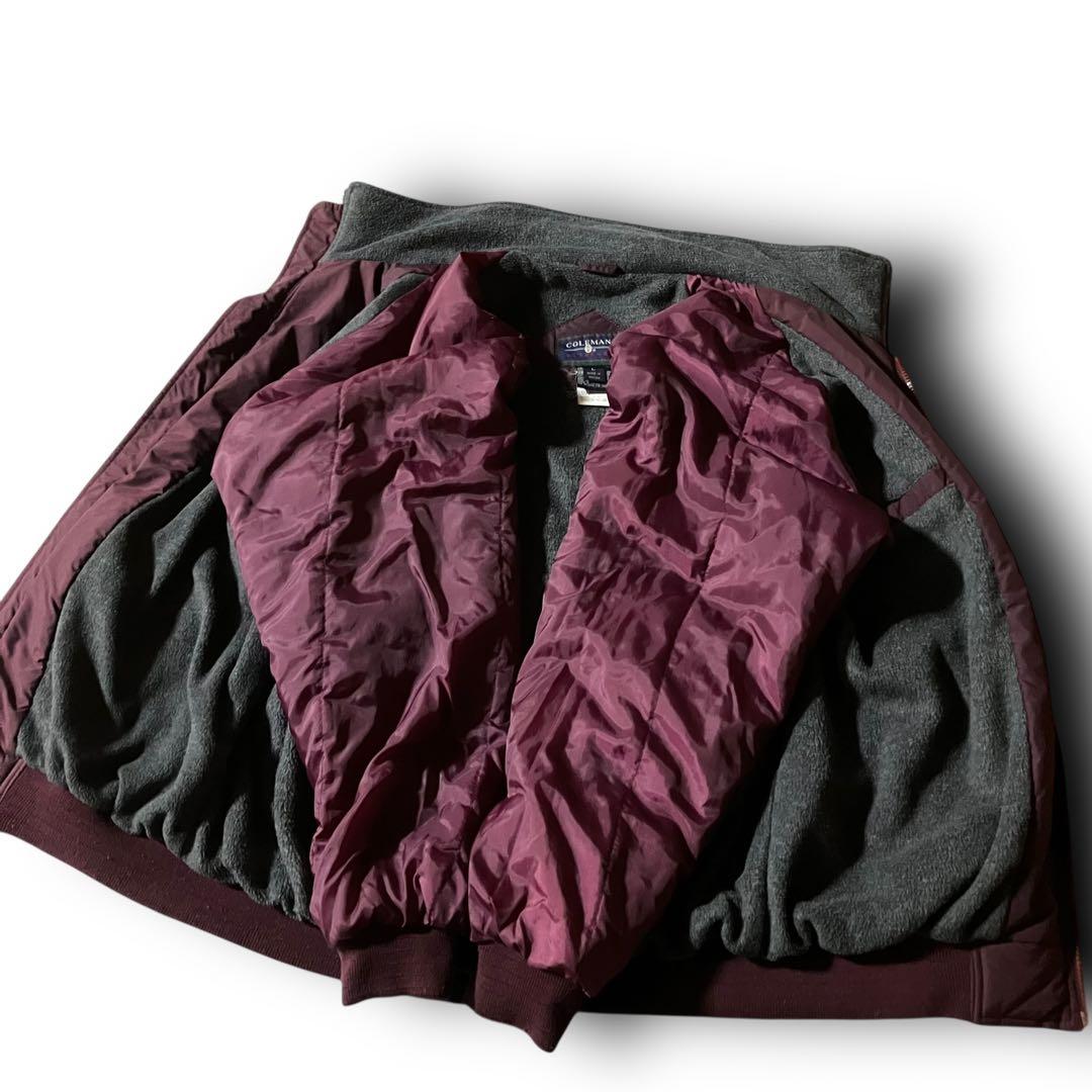 のくぶり様☆90s Colemanウォームアップジャケットナイロンシェル刺繍バー
