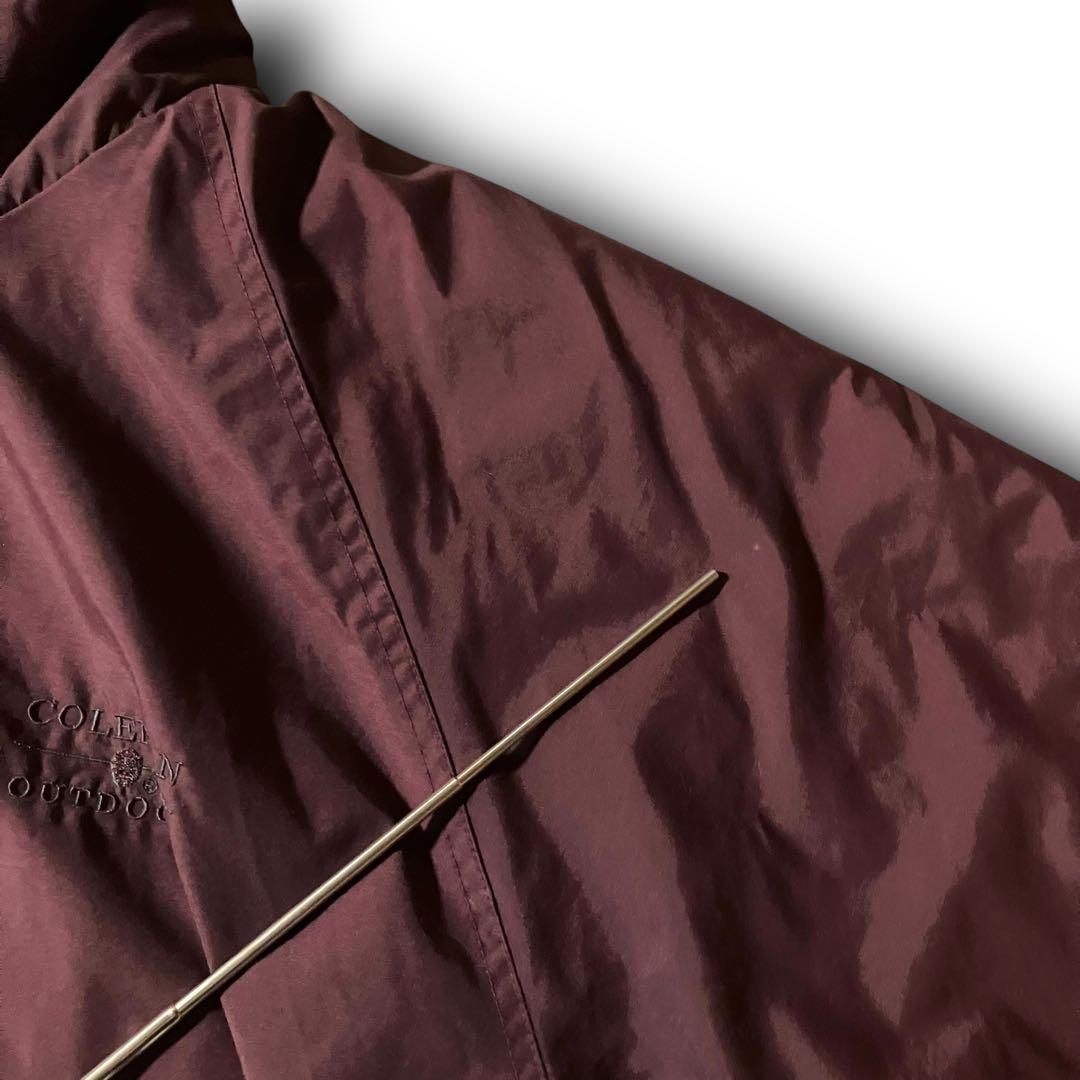 のくぶり様☆90s Colemanウォームアップジャケットナイロンシェル刺繍バー