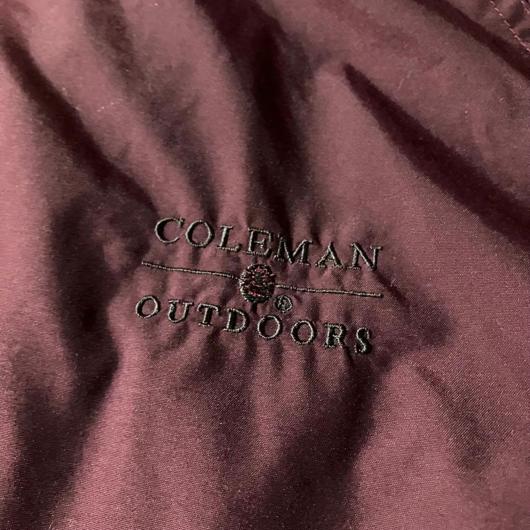 のくぶり様☆90s Colemanウォームアップジャケットナイロンシェル刺繍バー