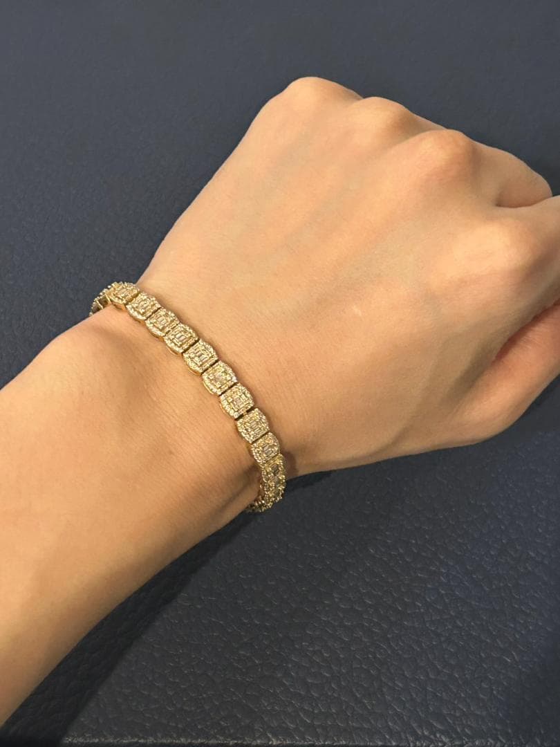 アヴァランチ ゴールド ダイヤモンド ブレスレット