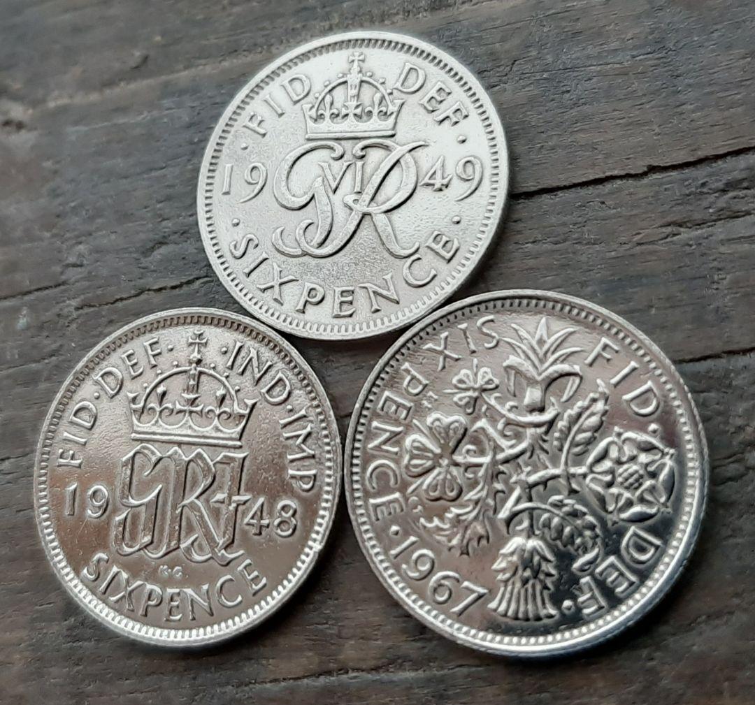 まゆの専用　50個 ラッキー6ペンス　1953x30 1948-51x20