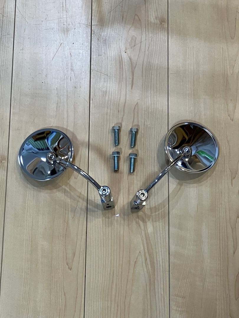 ポッシュフェイス POSHFaith スタジアムラウンドミラー タイプ2 メッキ