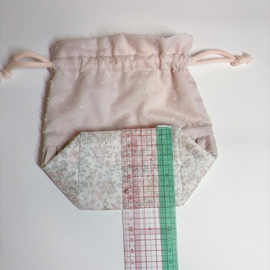 みっき様　ヌビ　ハート　キルト　レッスンバッグ　上履き袋　体操着袋　ハンドメイド