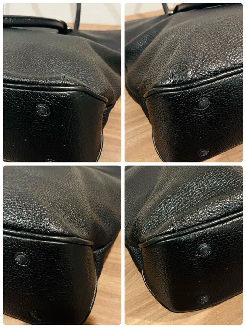 【ぶっきー】 ダニエル&ボブ トートバッグ オールレザー ブラック