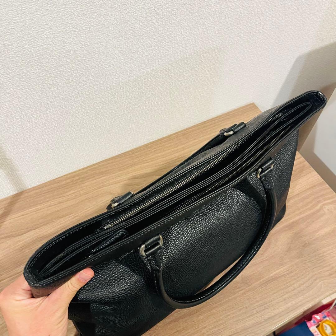 【ぶっきー】 ダニエル&ボブ トートバッグ オールレザー ブラック