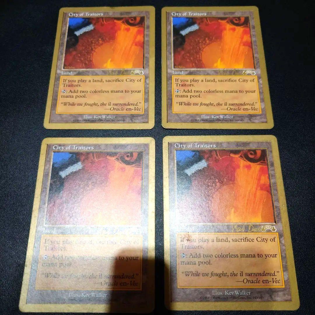 裏切り者の都 4枚 world championship wcs 金枠 mtg
