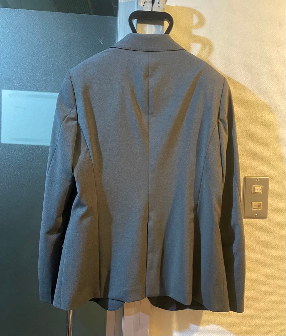 HILTON 1ボタンテーラードジャケット&テーパードパンツ 15号グレー