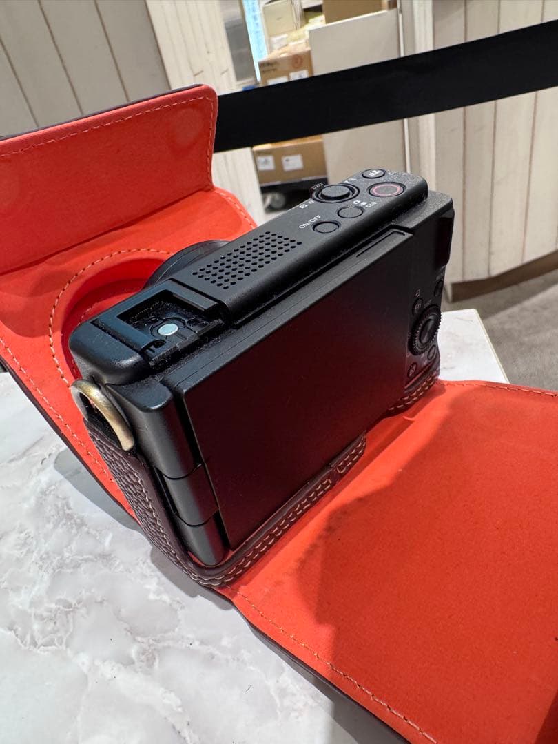 SONY ZV-1M2 レザーケース付き