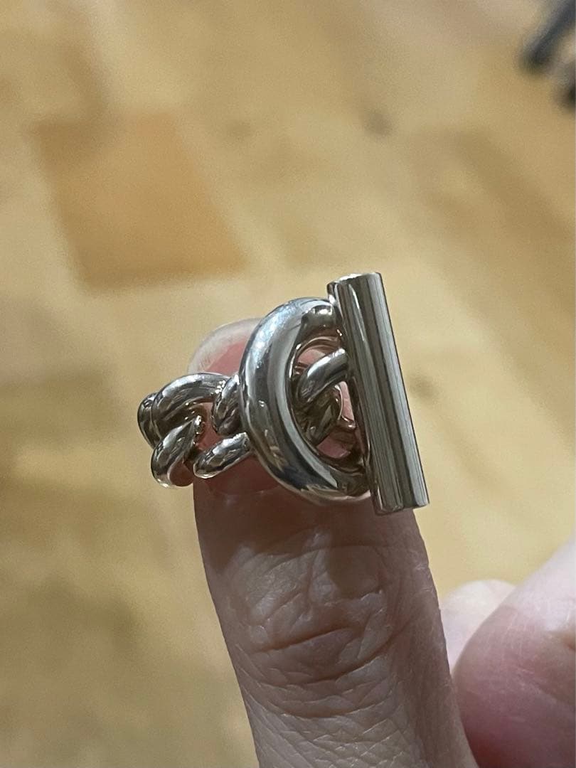 HERMES クロワゼット リング 8号