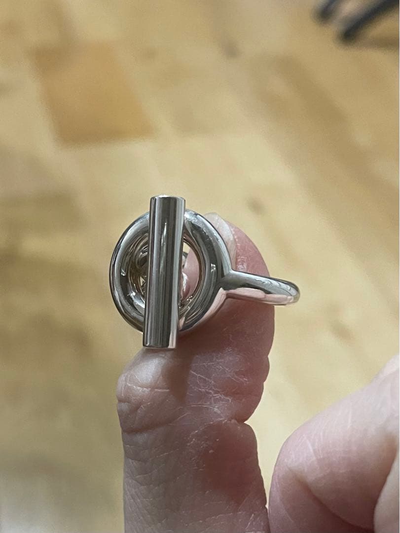 HERMES クロワゼット リング 8号