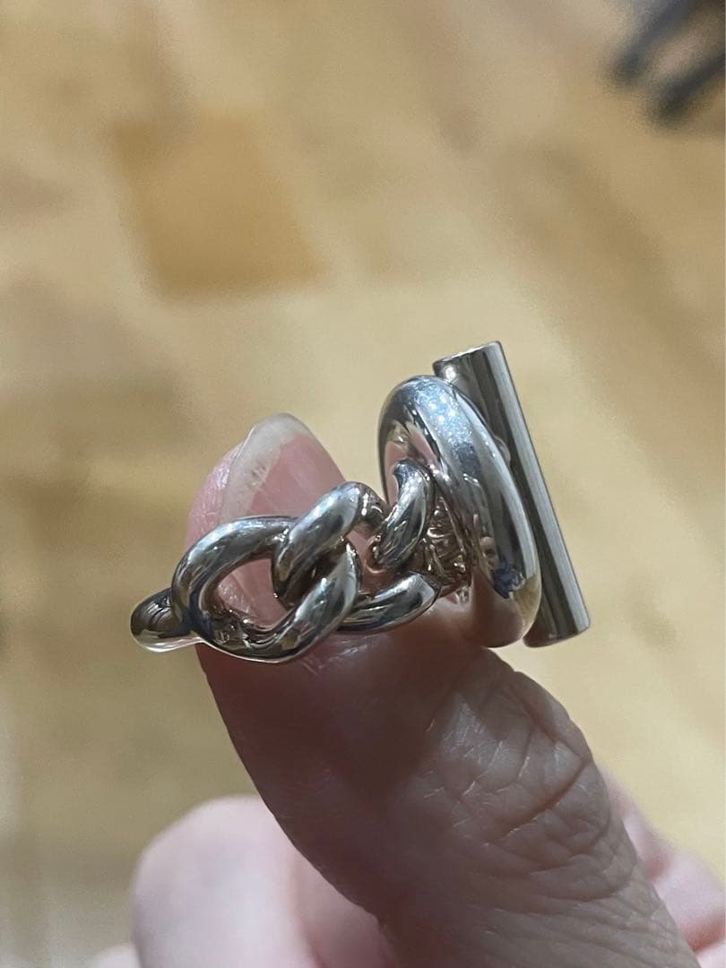 HERMES クロワゼット リング 8号