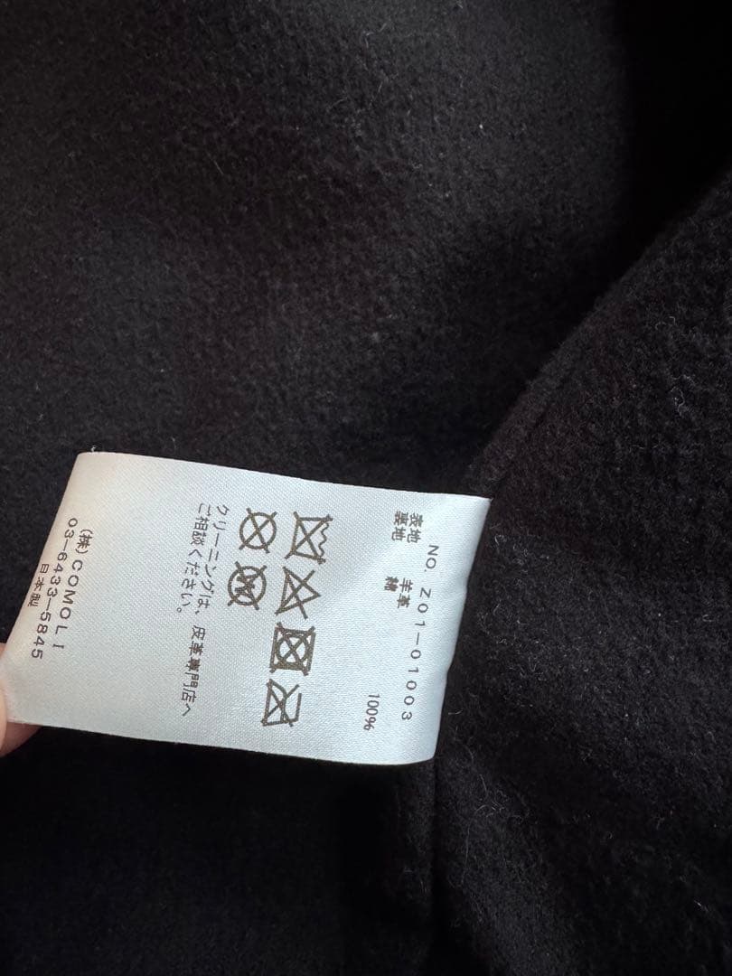 24SS comoli レザーワークジャケット サイズ3