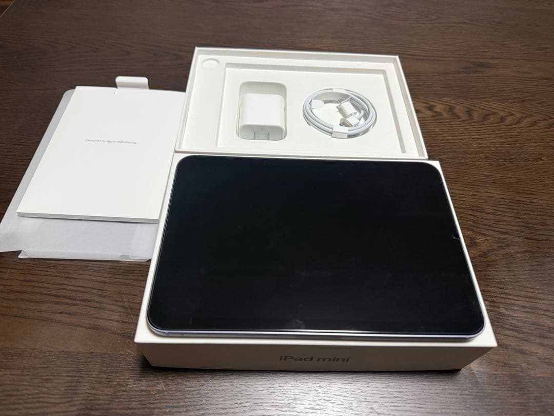 【超美品】ipadmini6セルラ-64G＋Applepencil2＋純正カバ-