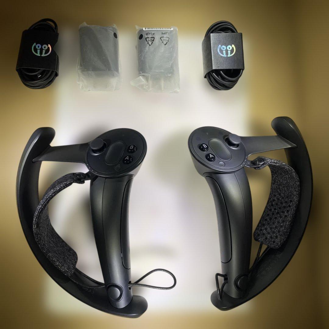 美品　valve indexコントローラー左右セット 動作確認済み　清掃済み