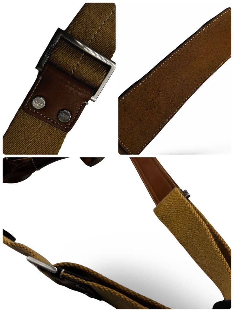 【ヴィンテージ】コーチ 2way ビジネスバッグ　ショルダー　オールレザー　茶