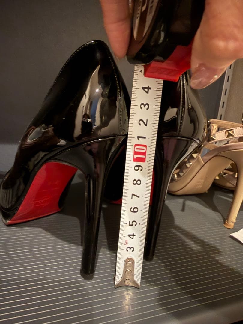 【ほぼ新品】Christian Louboutin ブラック ハイヒール