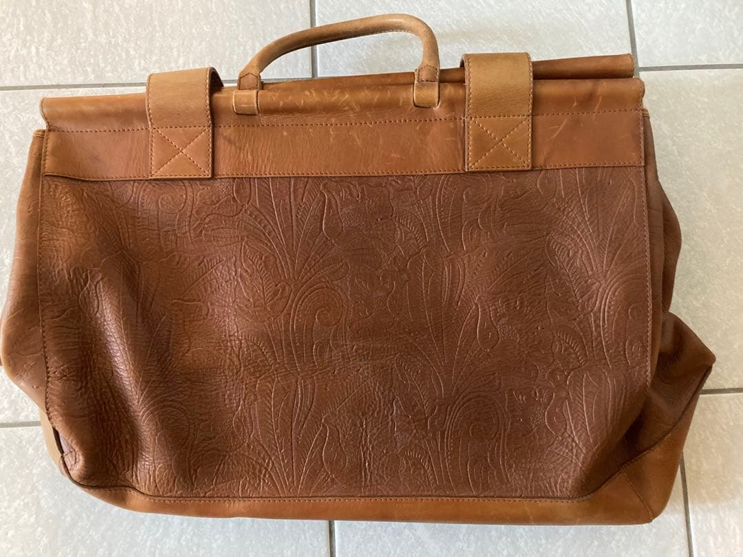 ラルフローレン　革製旅行鞄