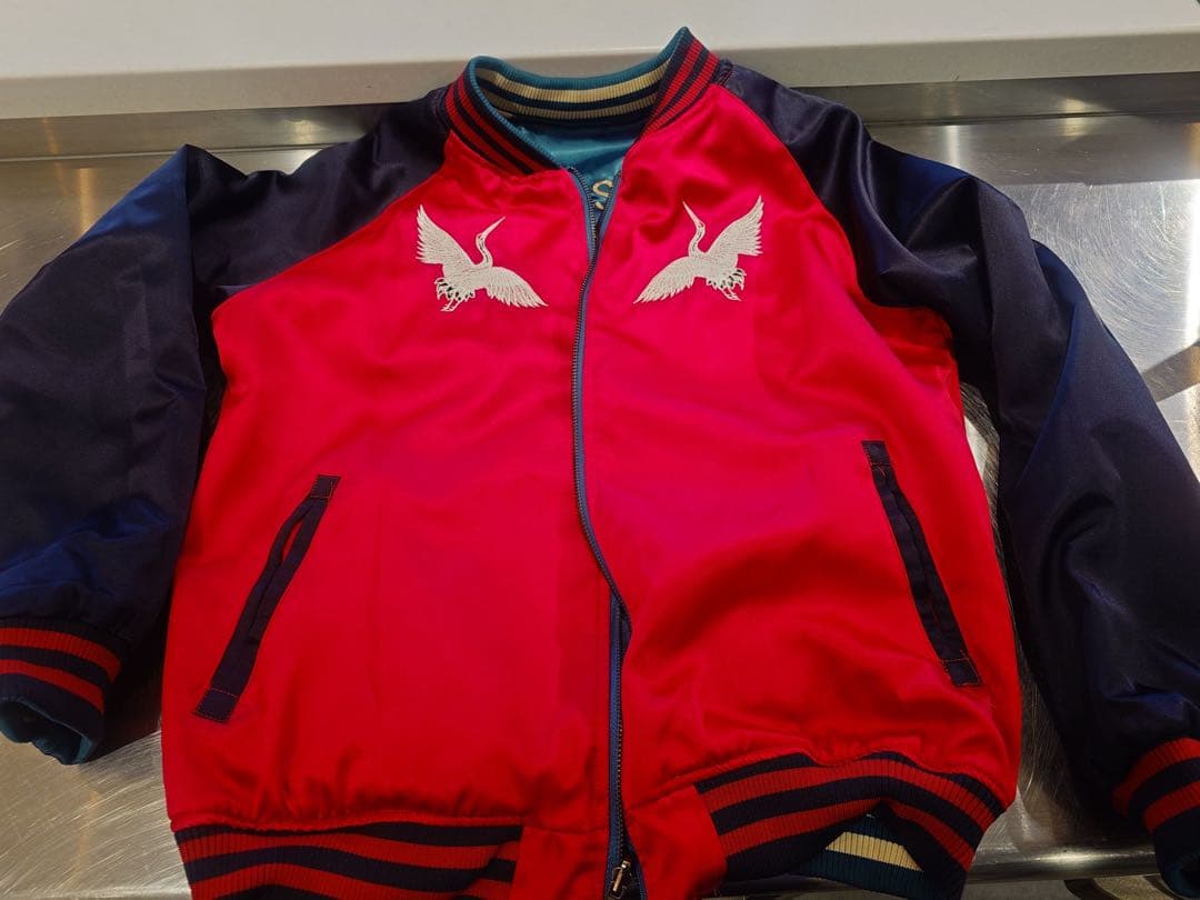 U.S.NAVY BVC リバーシブル　スカジャン