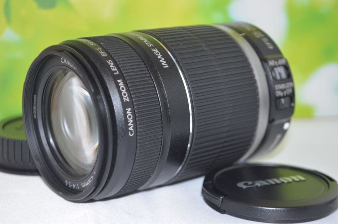 美品級　キャノン Canon EF-S 55-250mm IS☆お手軽望遠