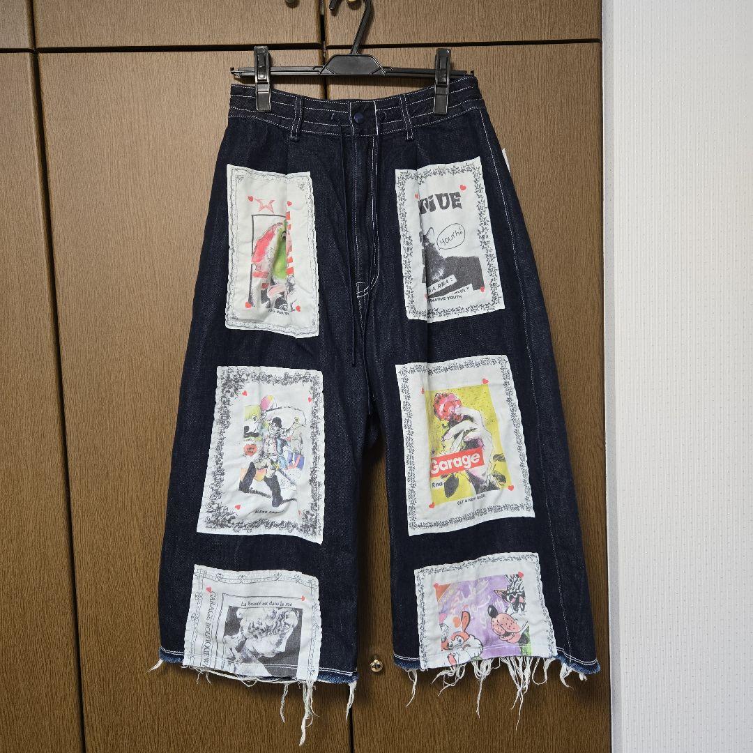 お値下げ　RNA R4375 ビッグパッチクロップドパンツ