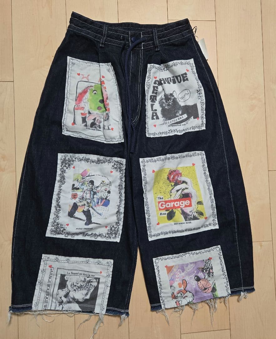 お値下げ　RNA R4375 ビッグパッチクロップドパンツ