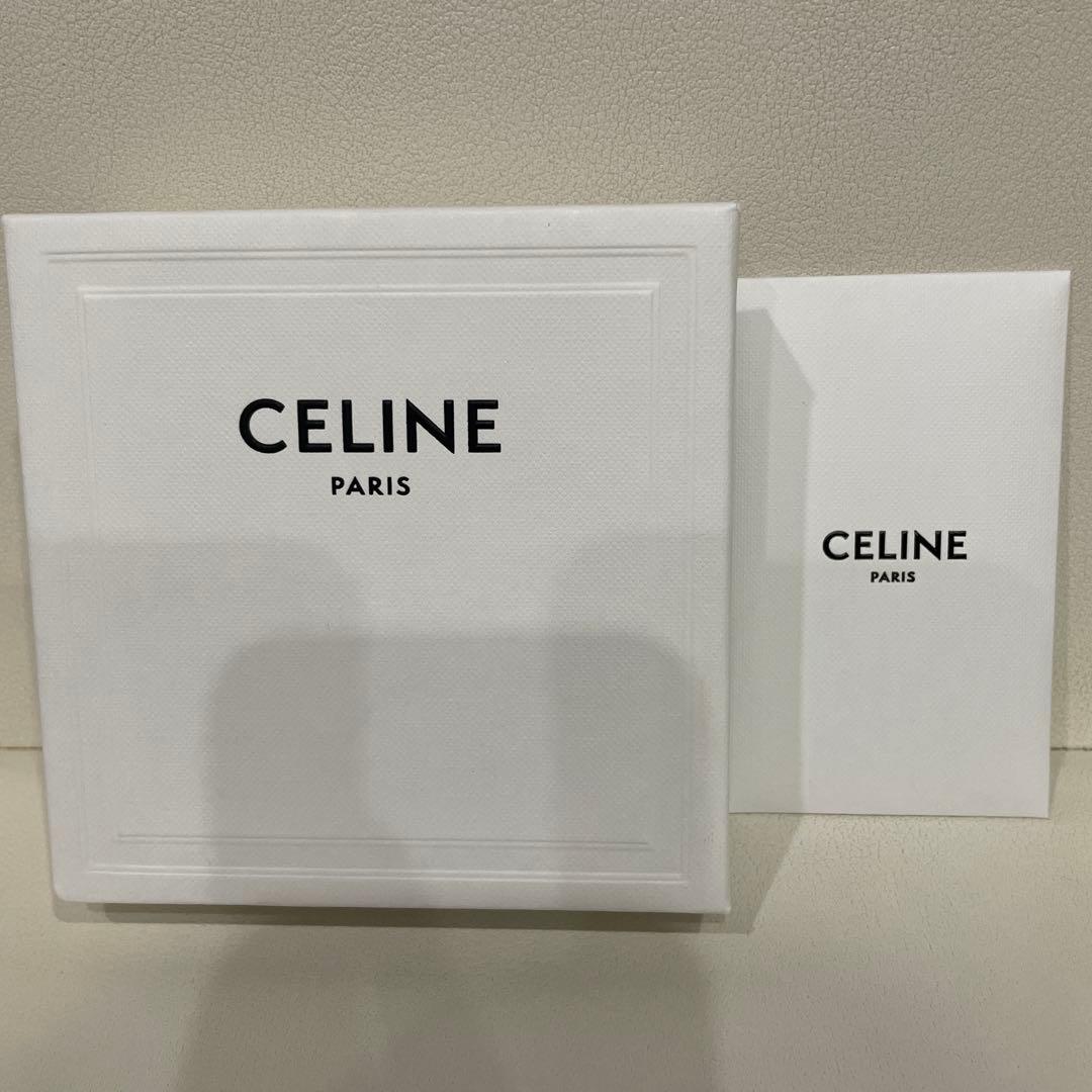 CELINE ロゴ入り ブラックシュシュ