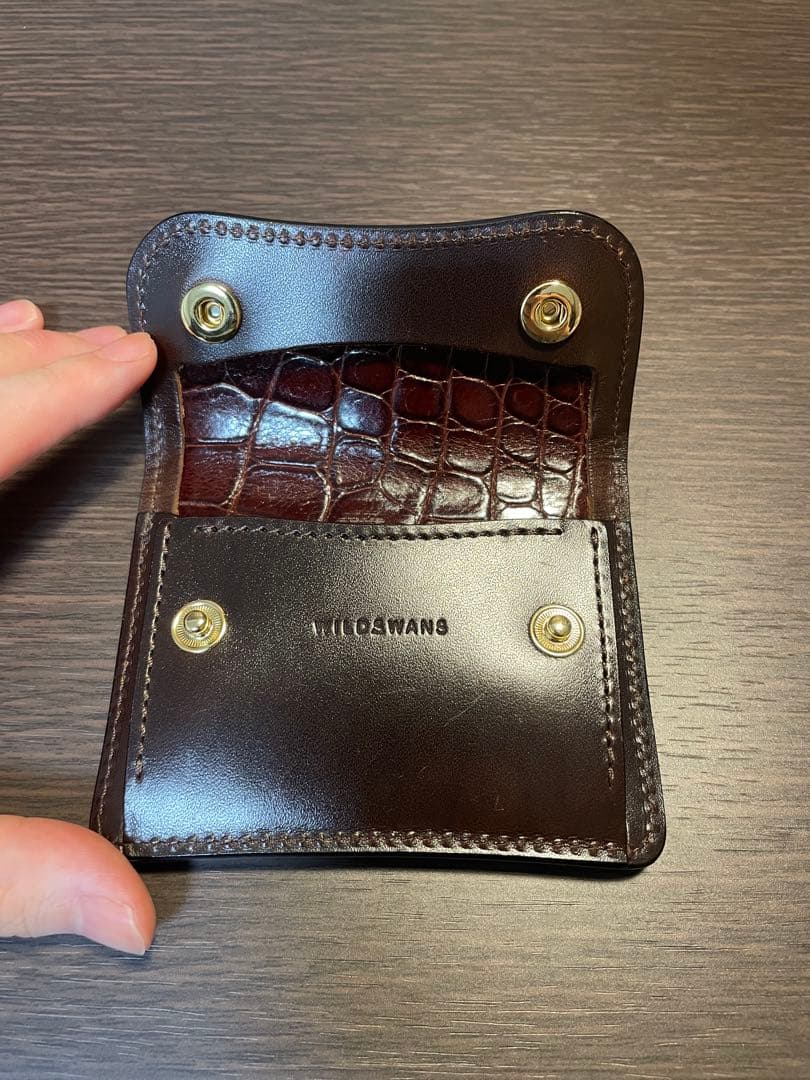 Wildswans ワイルドスワンズ　tongue タング　クロコ　チョコ