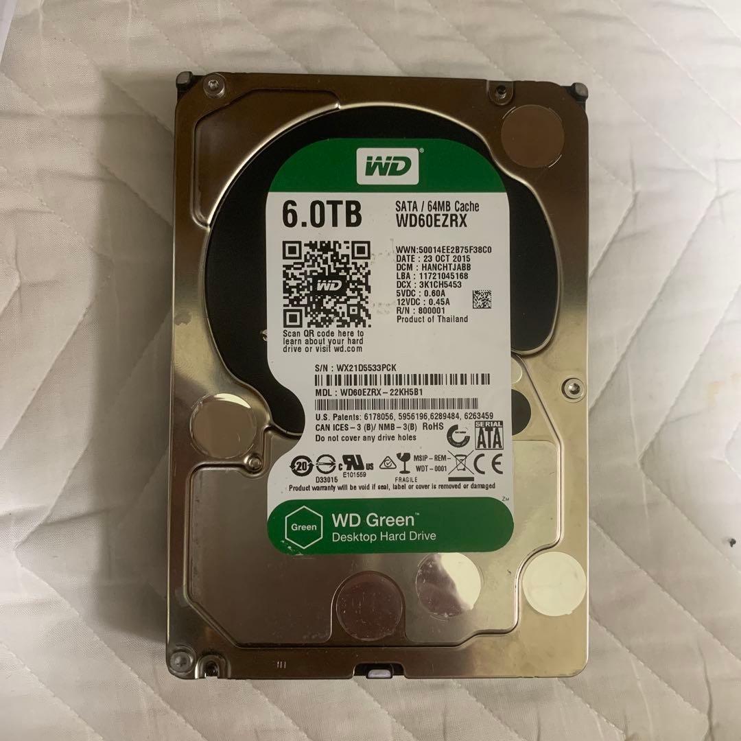 HDD 8TB + 6TB 2台セット 動作確認済み 1台ジャンク扱い