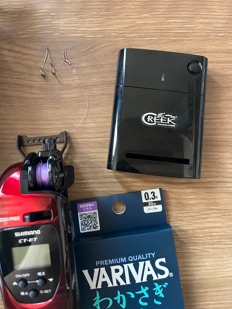 24レイクマスター　CT-ET　公魚工房　varivas creek ワカサギ