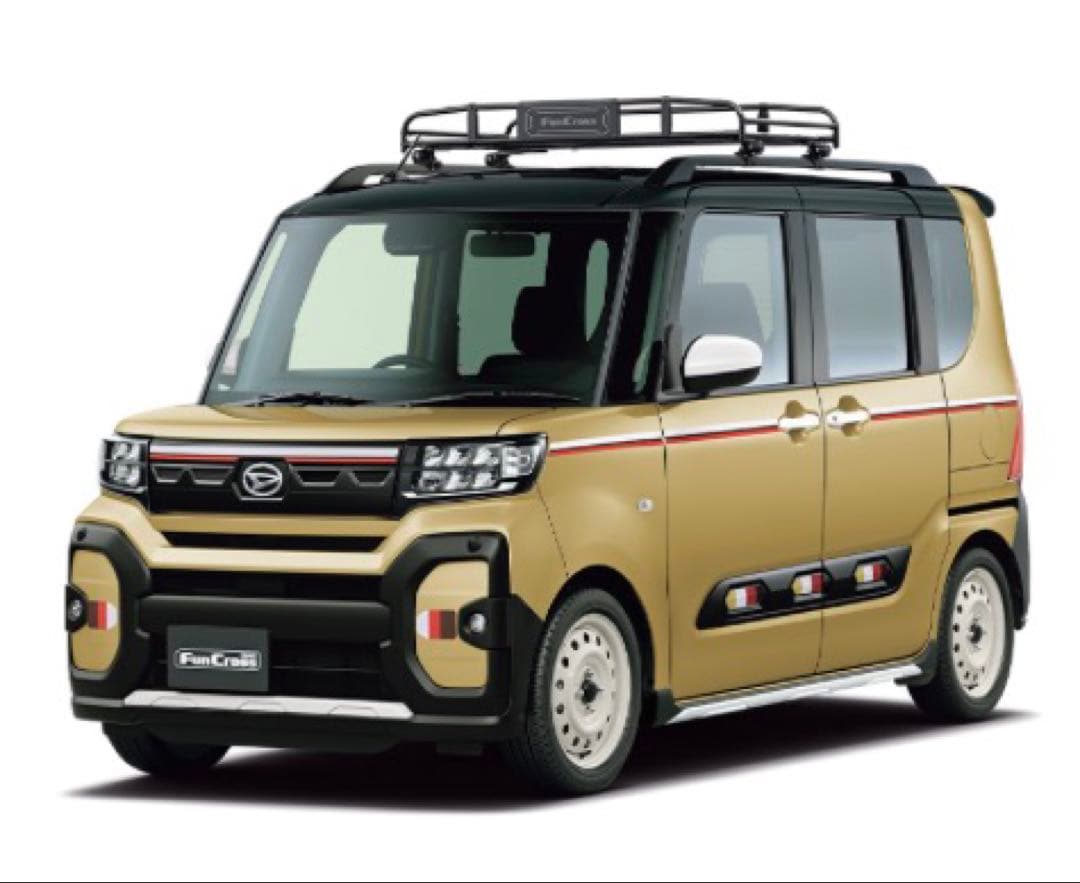 タント ファンクロス LA650S ダイハツ純正ルーフキャリア