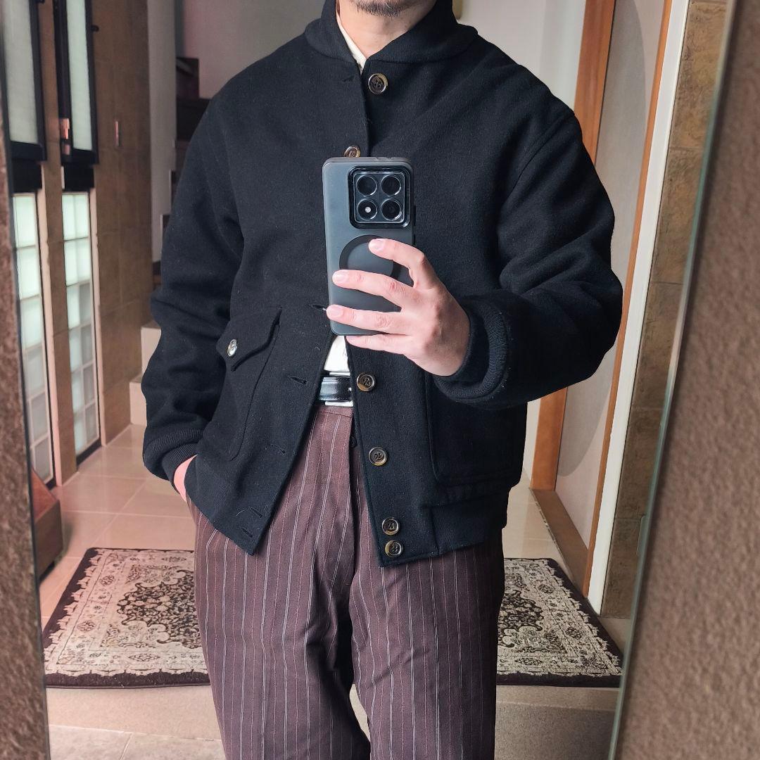 す*ん様 USARMY アメリカ軍　A-1　フライトジャケット　ウール　民間