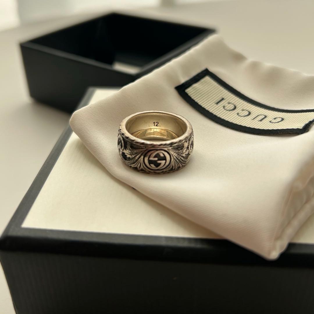 GUCCI キャットヘッド シルバーリング 12号