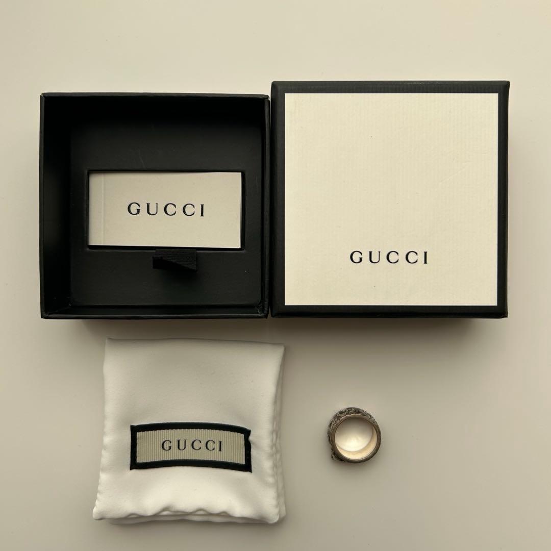 GUCCI キャットヘッド シルバーリング 12号