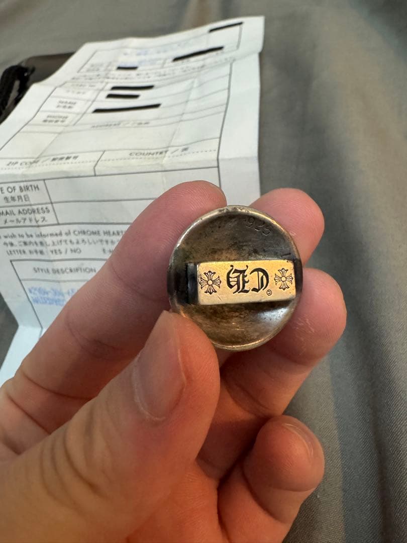 【最終価格】クロムハーツ　クロスボールヘアゴム　コンチョ　フレア