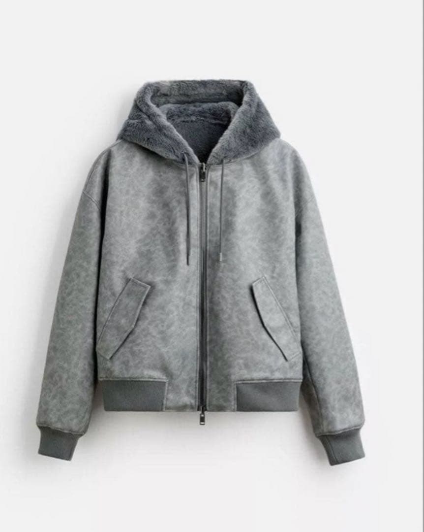 最終値下げ　ZARA リバーシブル　ボンバー　ジャケット M