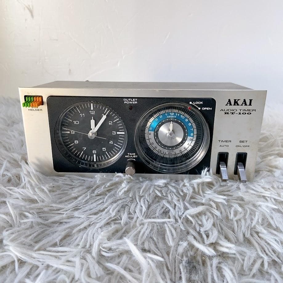 AKAI RT-100 オーディオタイマー 昭和レトロ AUDIO TIMER