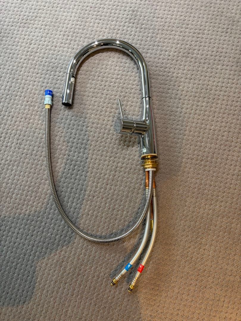 シングルレバー　混合水栓　KVK製：KM6061ECT