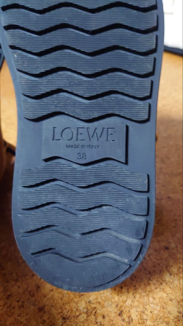 ロエベ　ハイカットレザーブーツ